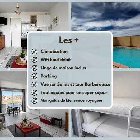 Апартаменты Grand Sud - Climatisation, Piscine, Parking Груиссан